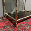 Tavolino"faux bamboo" di design anni '70 - Vassallo Antiques Antiquariato Online