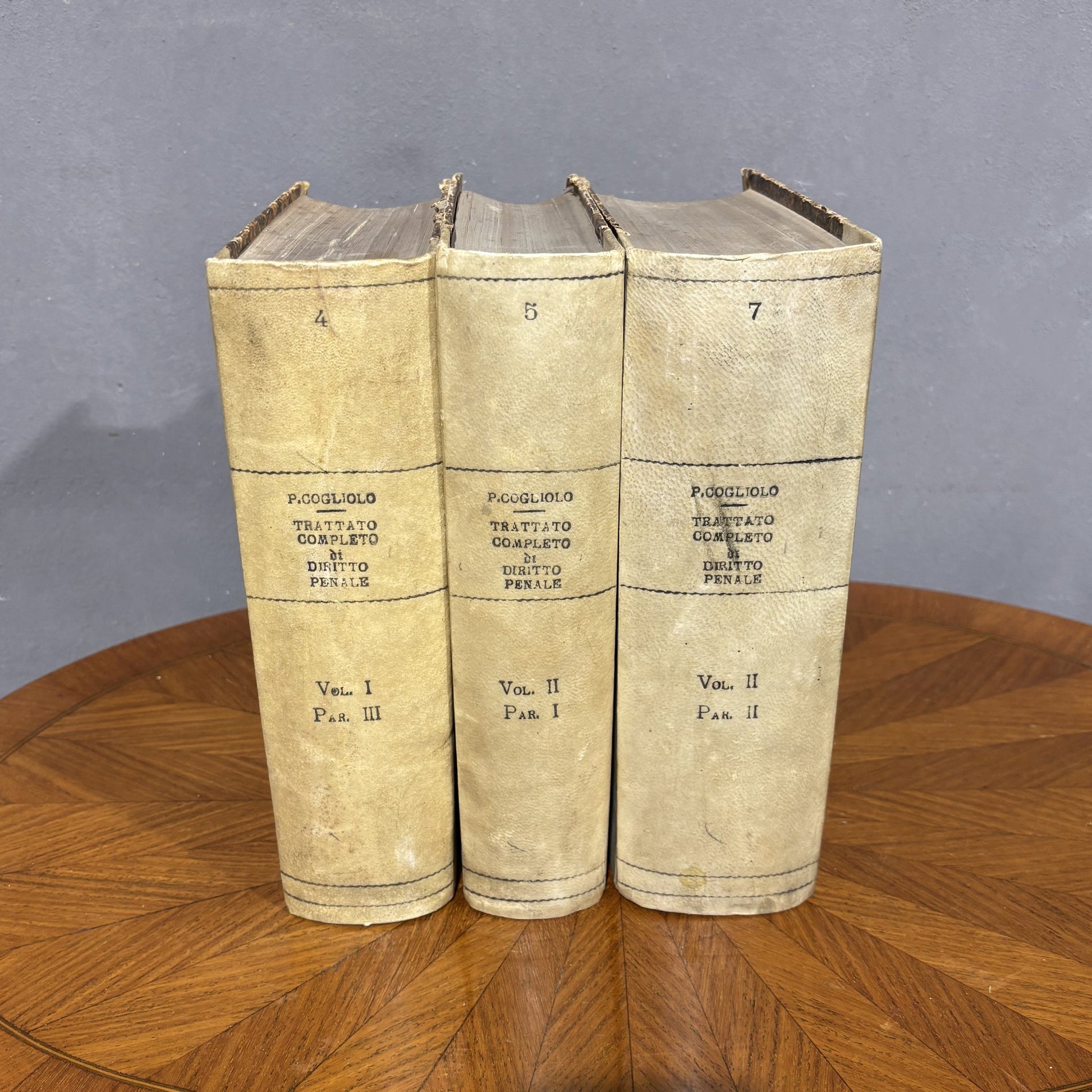 Trattato completo di Diritto Penale - Pietro Cogliolo - 1889 - Vassallo Antiques Antiquariato Online