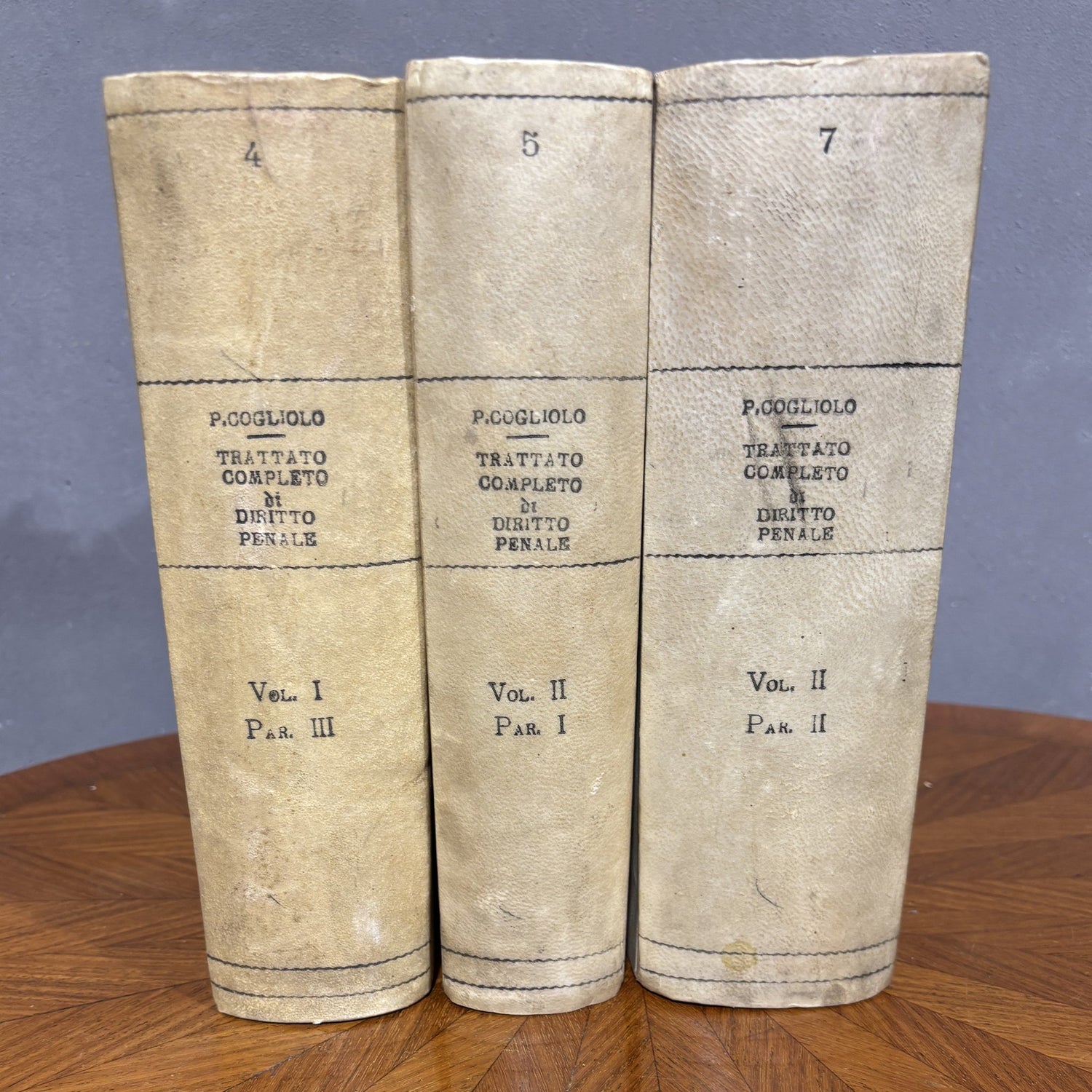Trattato completo di Diritto Penale - Pietro Cogliolo - 1889 - Vassallo Antiques Antiquariato Online