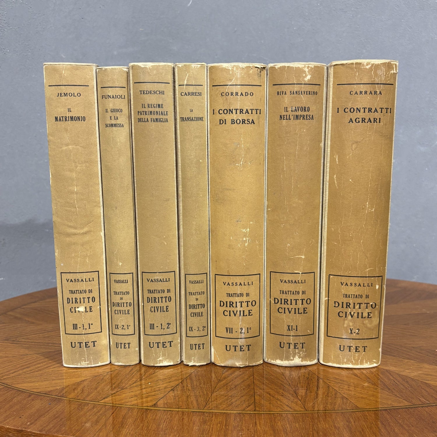 Trattato del Diritto Civile , Filippo Vassalli - 1957 - Vassallo Antiques Antiquariato Online