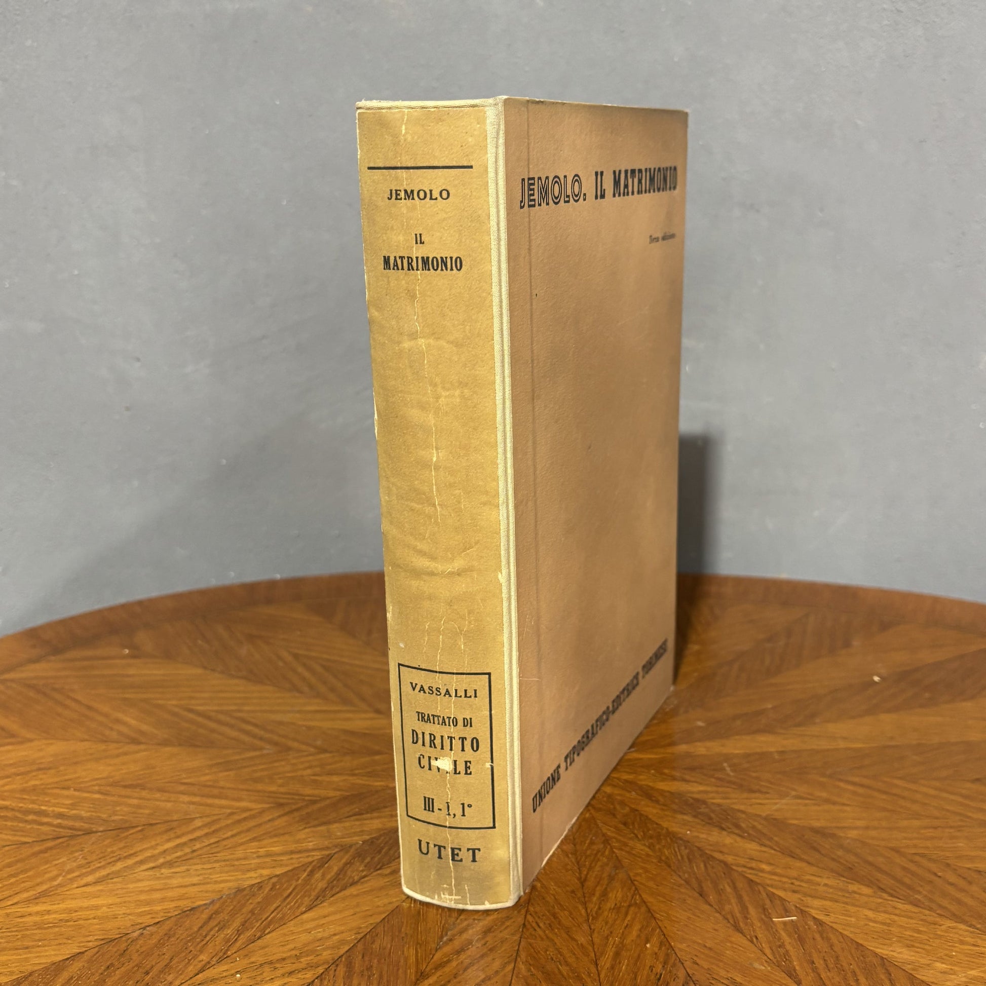 Trattato del Diritto Civile , Filippo Vassalli - 1957 - Vassallo Antiques Antiquariato Online