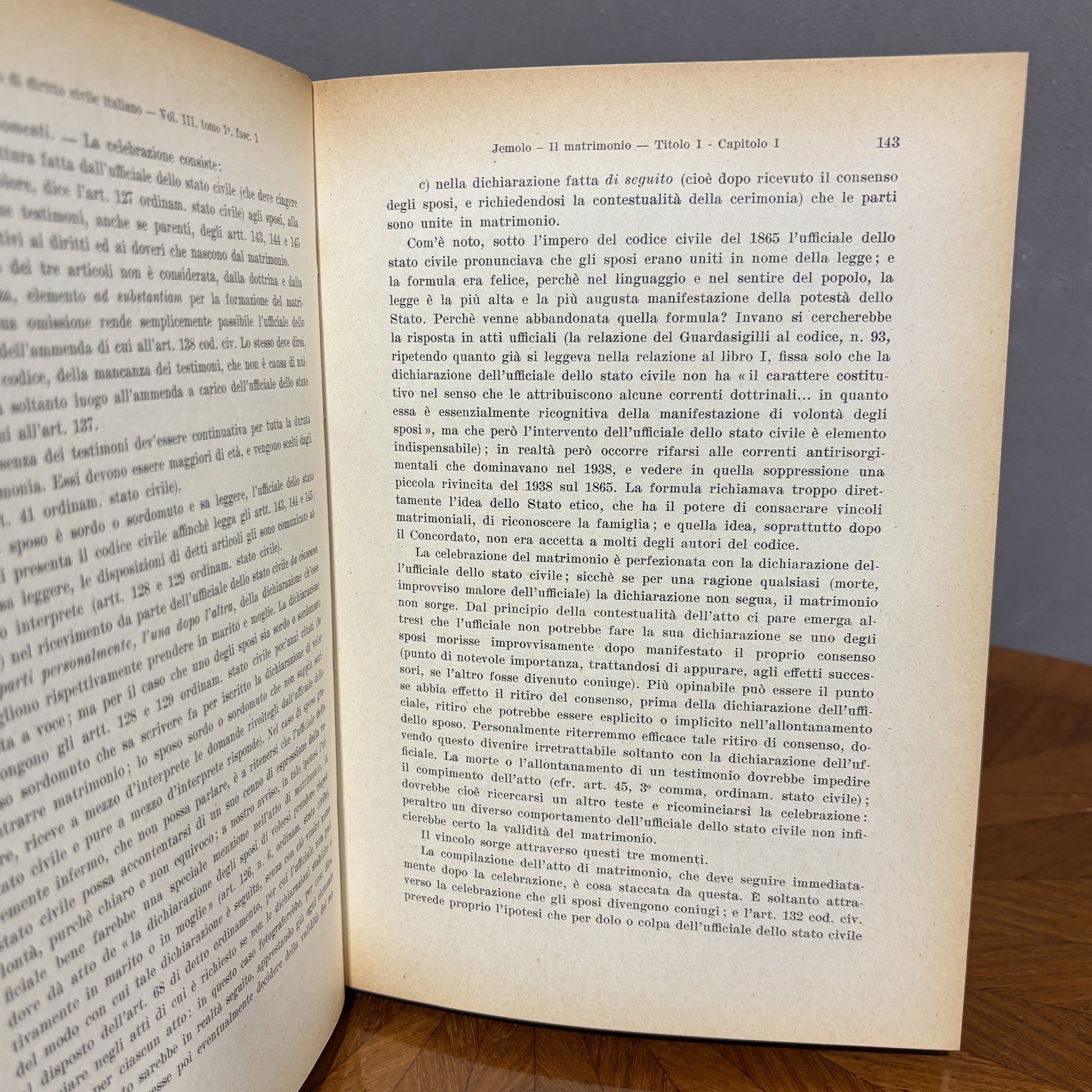 Trattato del Diritto Civile , Filippo Vassalli - 1957 - Vassallo Antiques Antiquariato Online