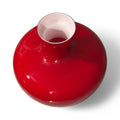 Vaso di design in vetro di Murano rosso rubino - Vassallo Antiques Antiquariato Online