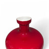 Vaso di design in vetro di Murano rosso rubino - Vassallo Antiques Antiquariato Online