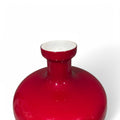 Vaso di design in vetro di Murano rosso rubino - Vassallo Antiques Antiquariato Online