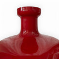 Vaso di design in vetro di Murano rosso rubino - Vassallo Antiques Antiquariato Online