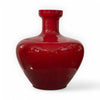 Vaso di design in vetro di Murano rosso rubino - Vassallo Antiques Antiquariato Online