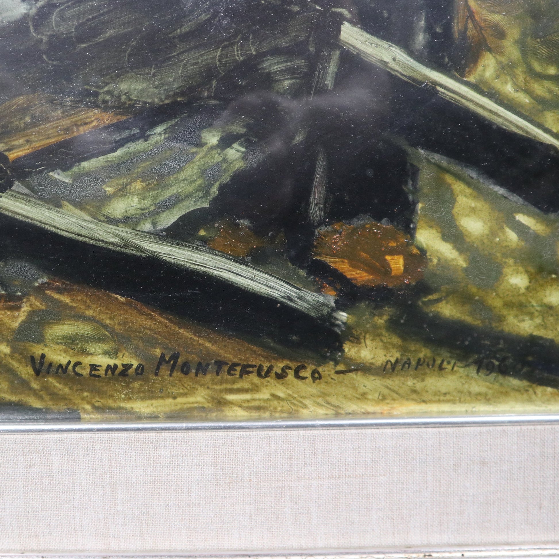 Vincenzo Montefusco dipinto ad olio - Vassallo Antiques Antiquariato Online