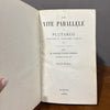 Vite Parallele, Plutarco - Versione di Girolamo Pompei 1870 - Vassallo Antiques Antiquariato Online