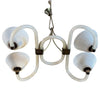 Raffinato lampadario in vetro di Murano Barovier e Toso