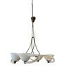 Raffinato lampadario in vetro di Murano Barovier e Toso