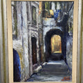 Dipinto Salerno Vicolo Lavina N.Tota - Vassallo Antiques Antiquariato Online